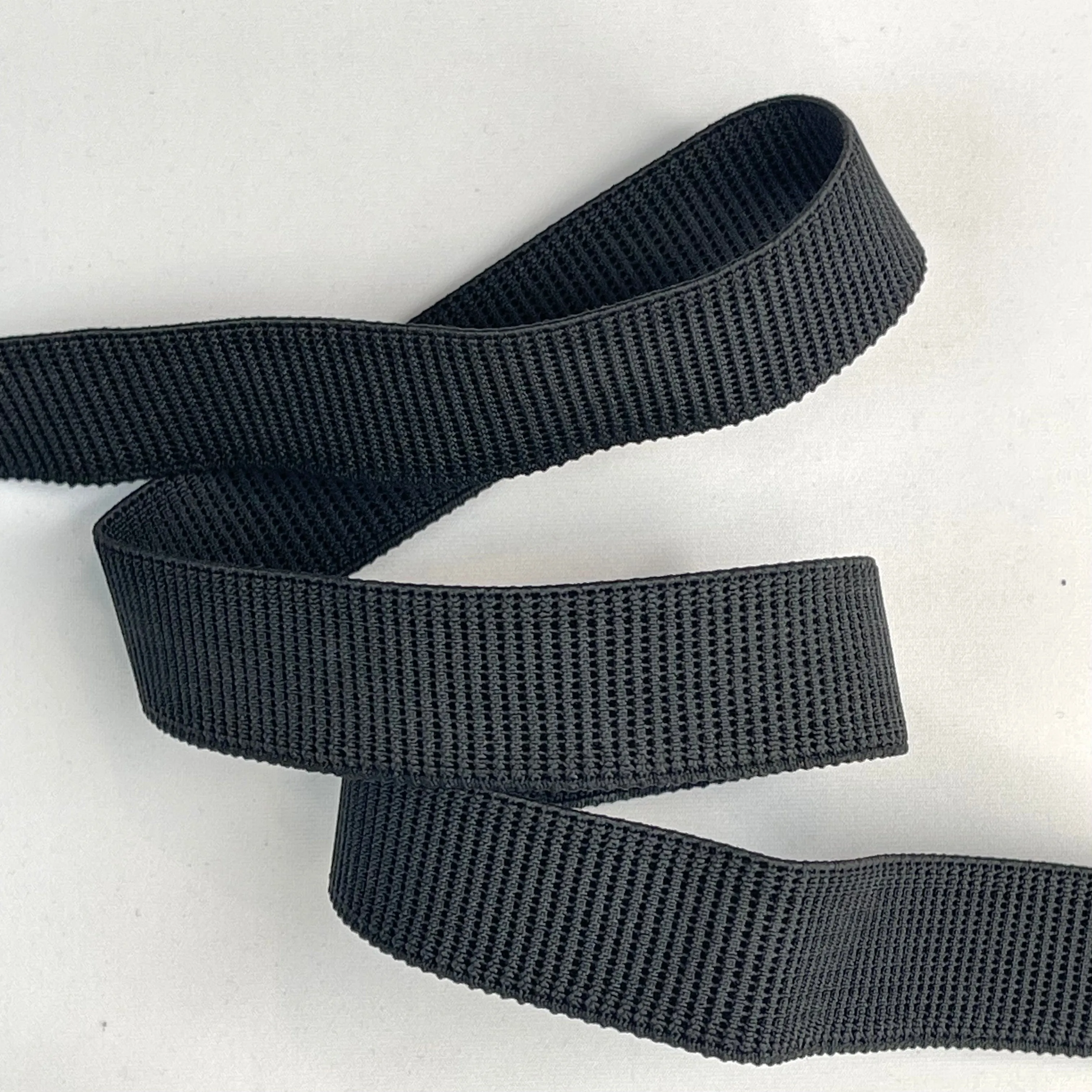 25mm Ribbed Non Roll Elastic