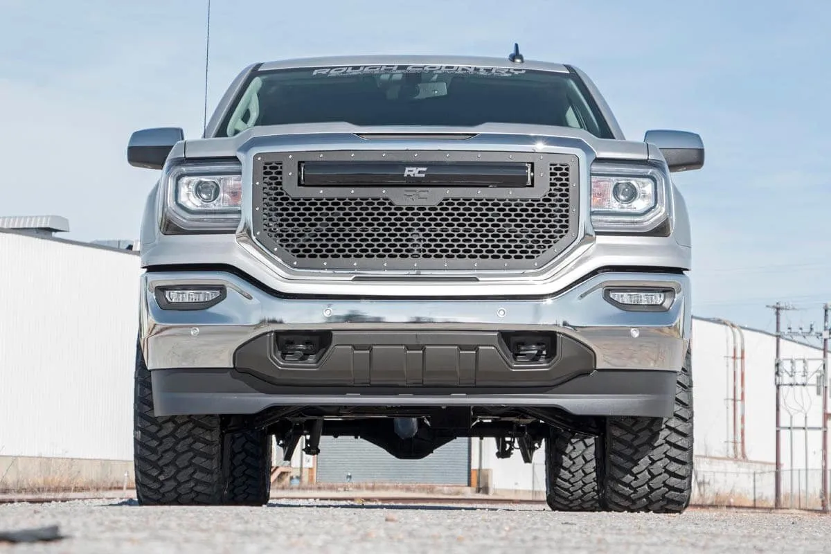 3.5 Inch Lift Kit | Cast Steel LCA | Vertex/V2 | Chevrolet Silverado/GMC Sierra 1500 | 2014-2018