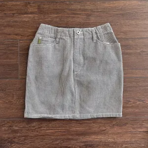 90's Esprit Houndstooth Mini Skirt Size 24"