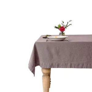 Ashes of Roses Linen Tablecloth