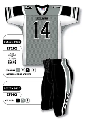 Athletic Knit Custom Sublimated Football Uniform Set Design 0926