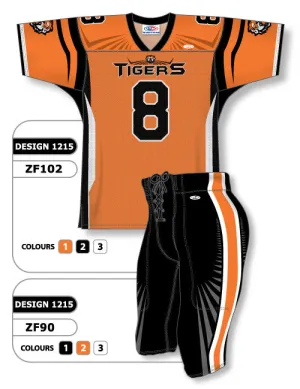 Athletic Knit Custom Sublimated Football Uniform Set Design 1215