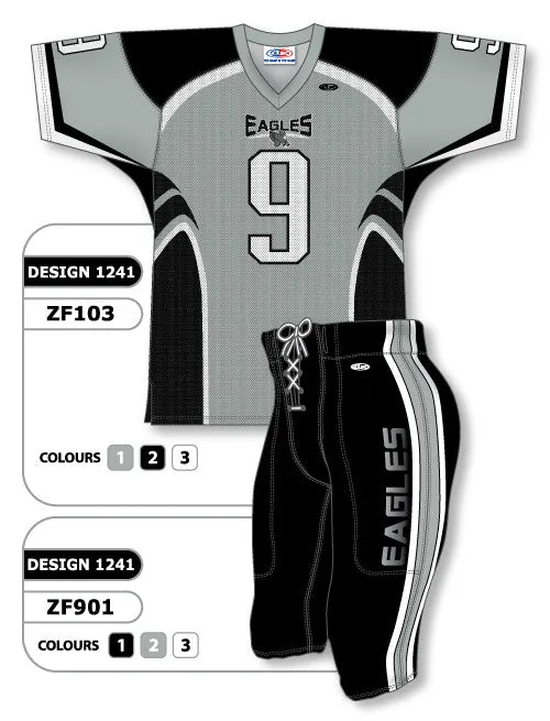 Athletic Knit Custom Sublimated Football Uniform Set Design 1241