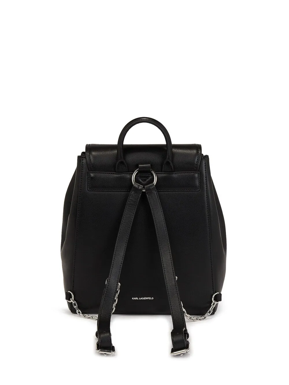 Backpack Karl Lagerfeld Ikonik Flap, black