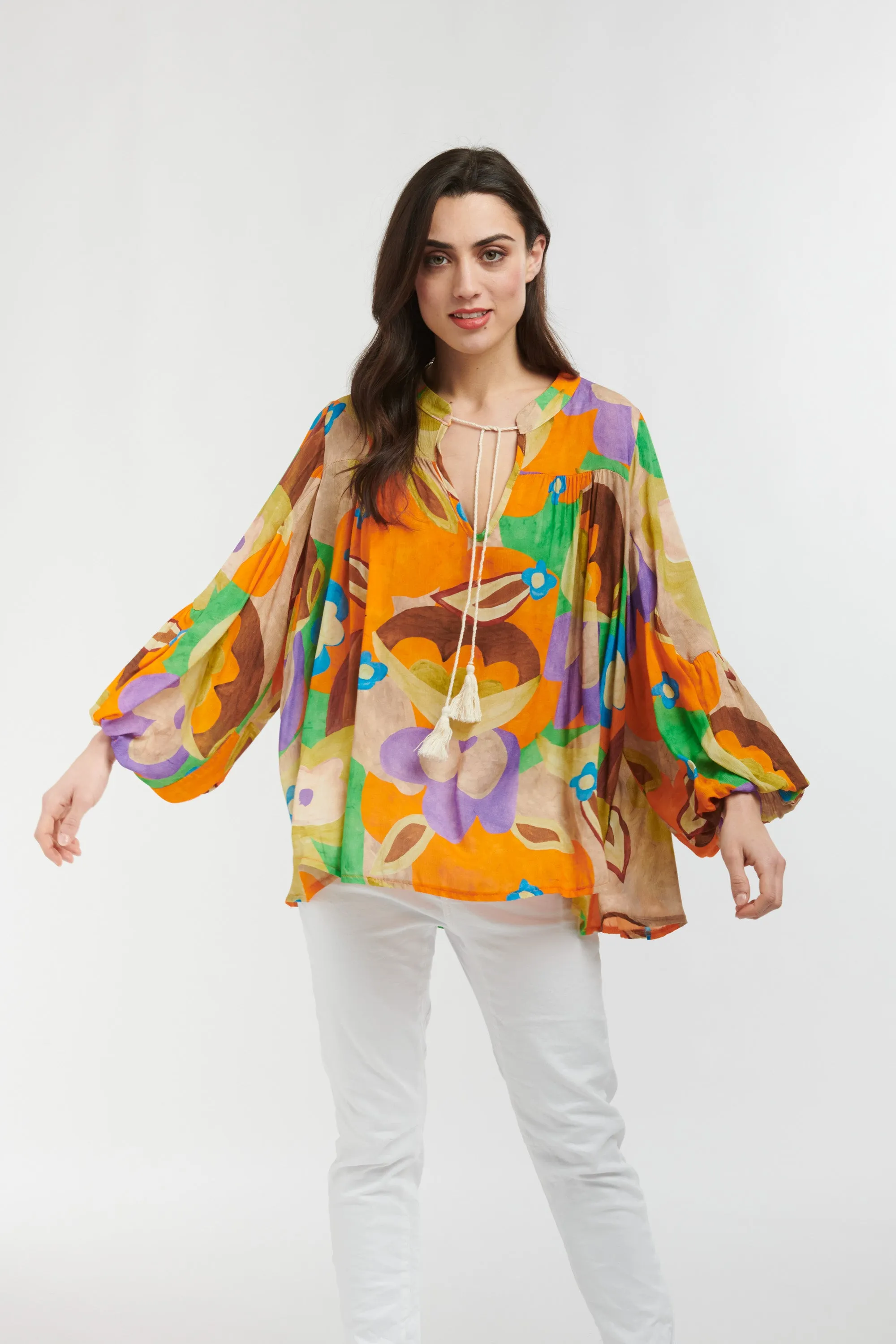 Billow Blouse Floral Print