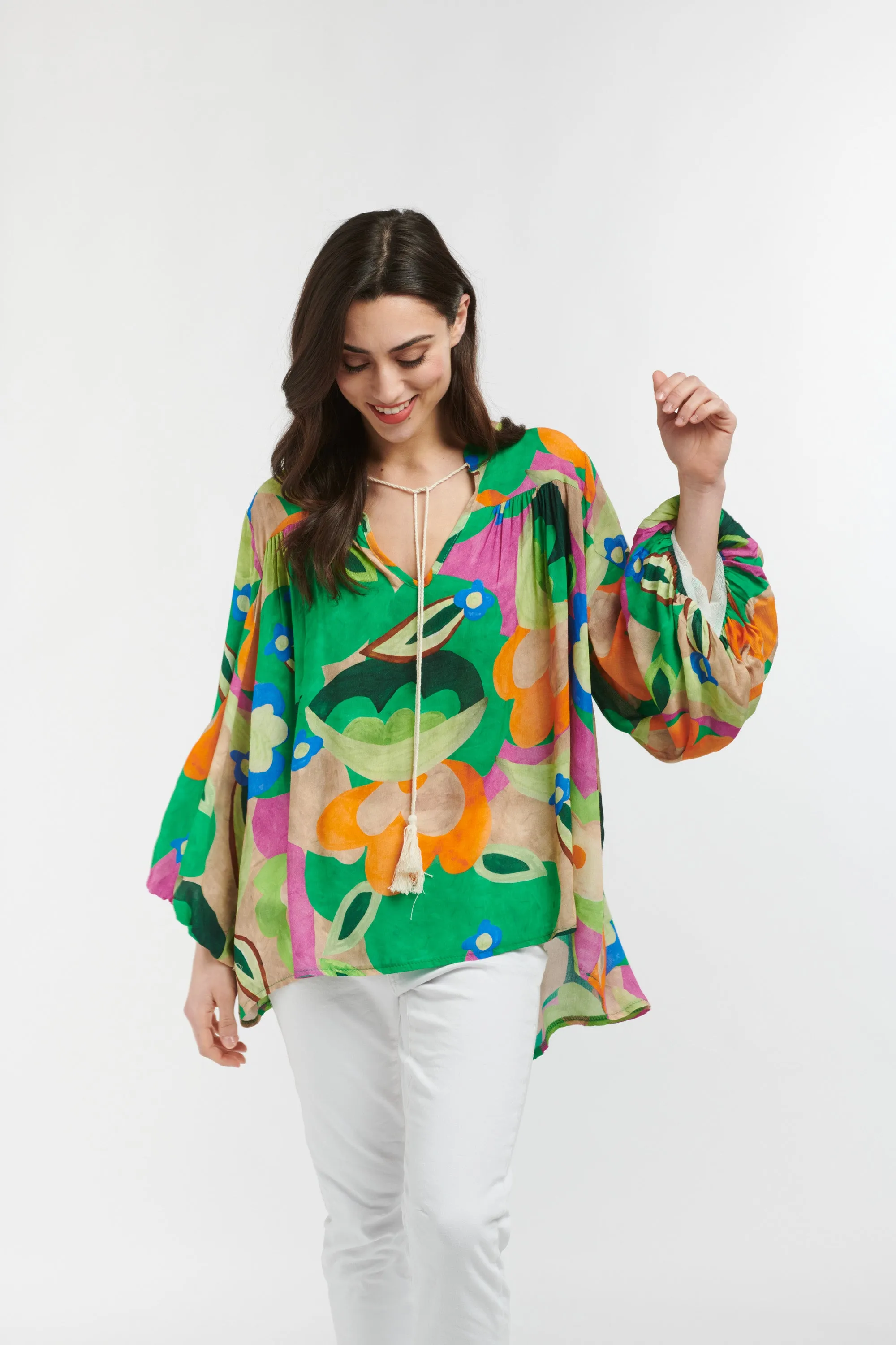 Billow Blouse Floral Print