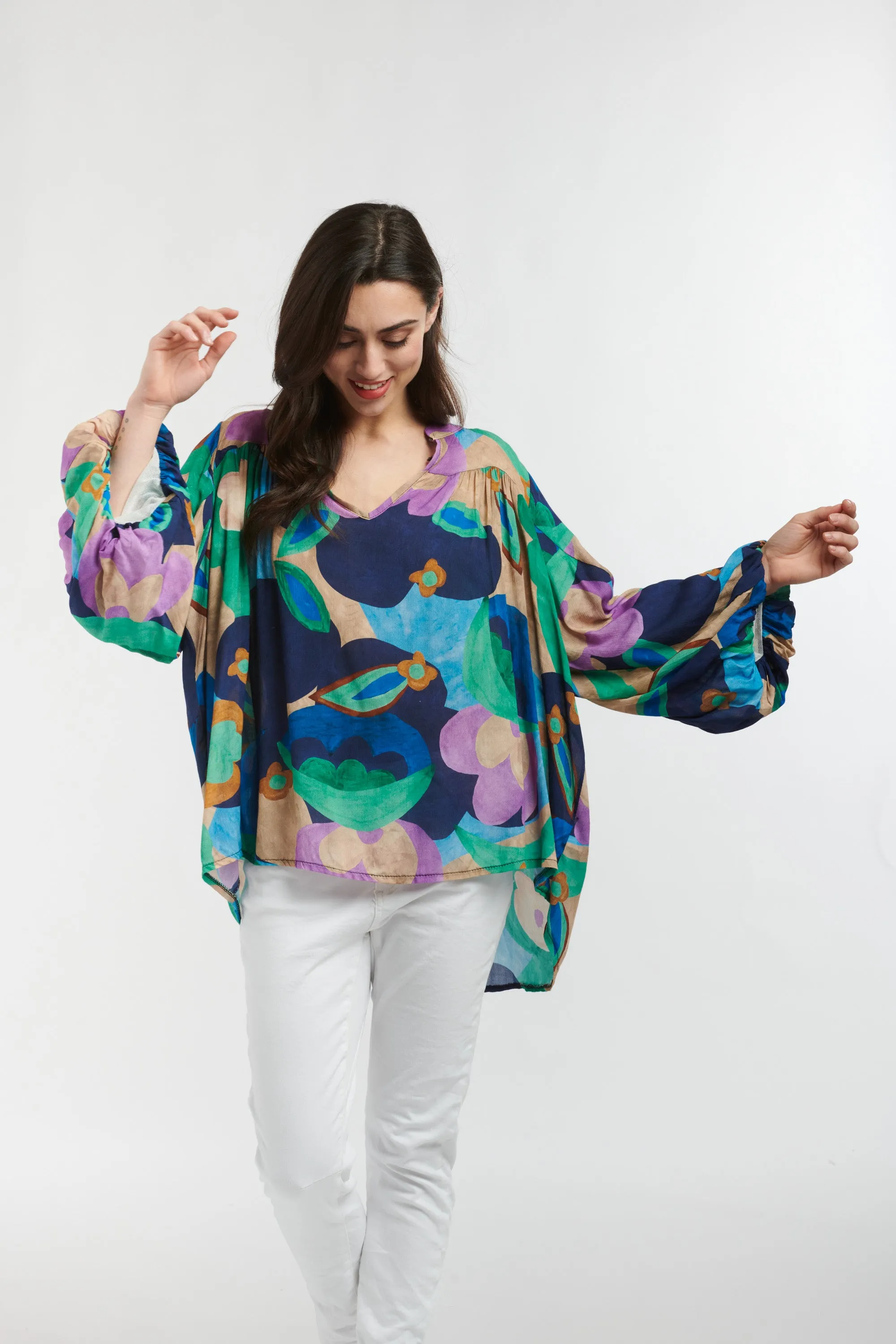 Billow Blouse Floral Print