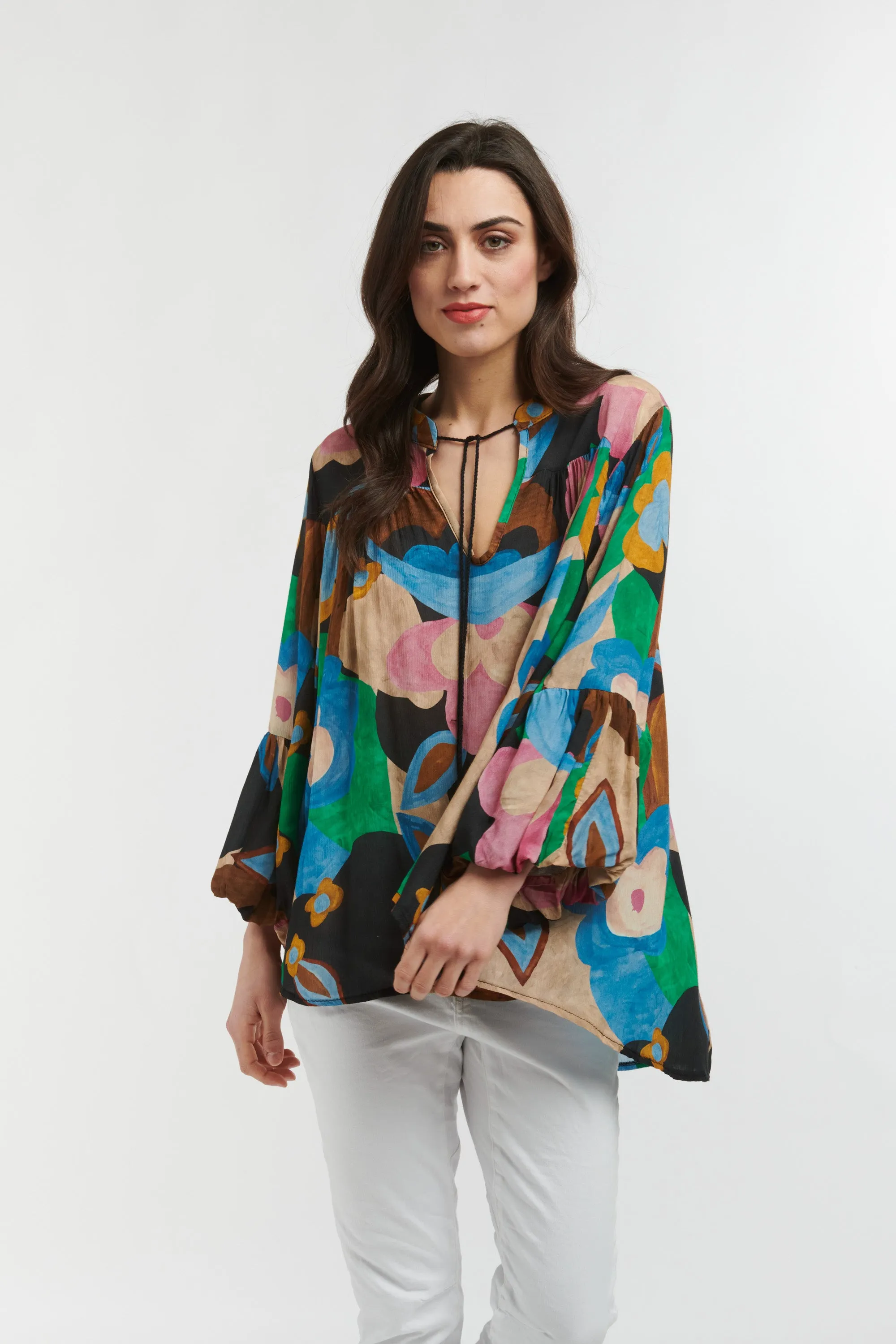 Billow Blouse Floral Print