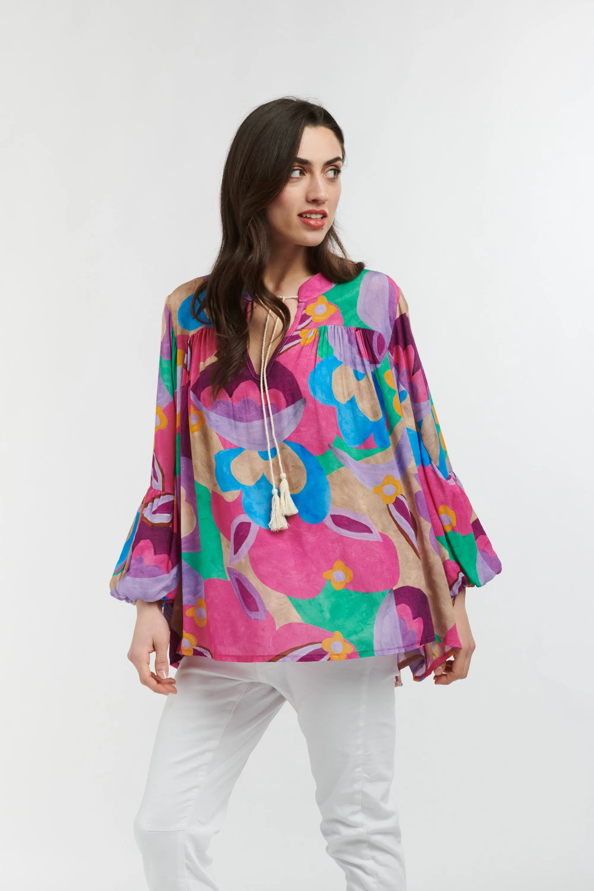 Billow Blouse Floral Print