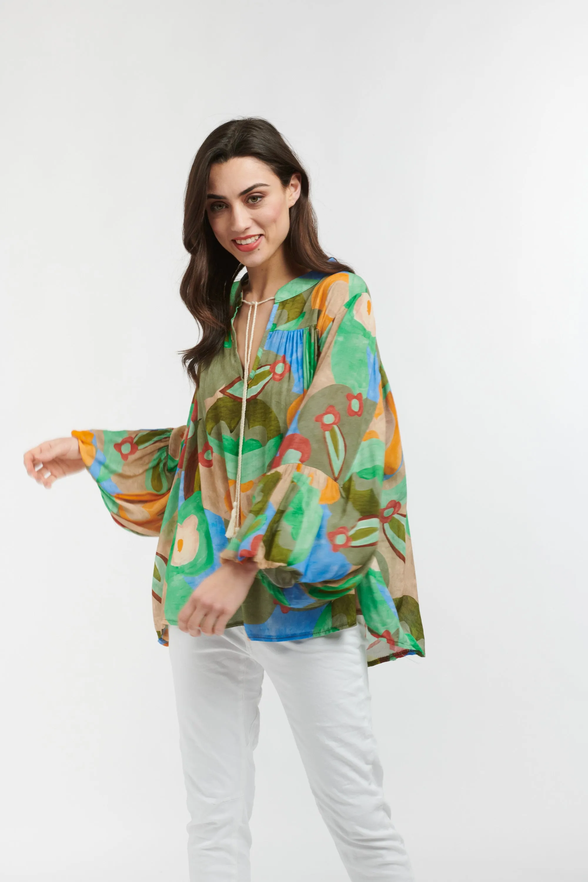 Billow Blouse Floral Print