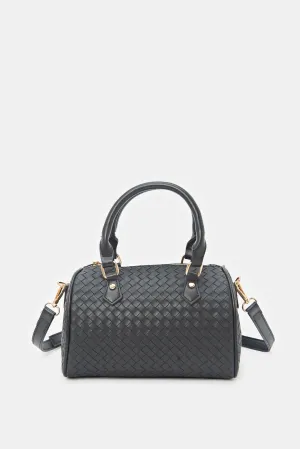 Black Embossed Bollin Bag