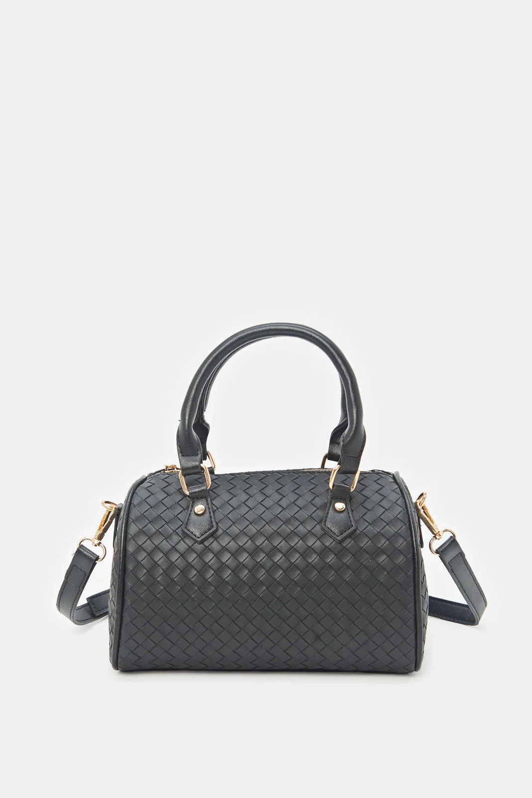 Black Embossed Bollin Bag