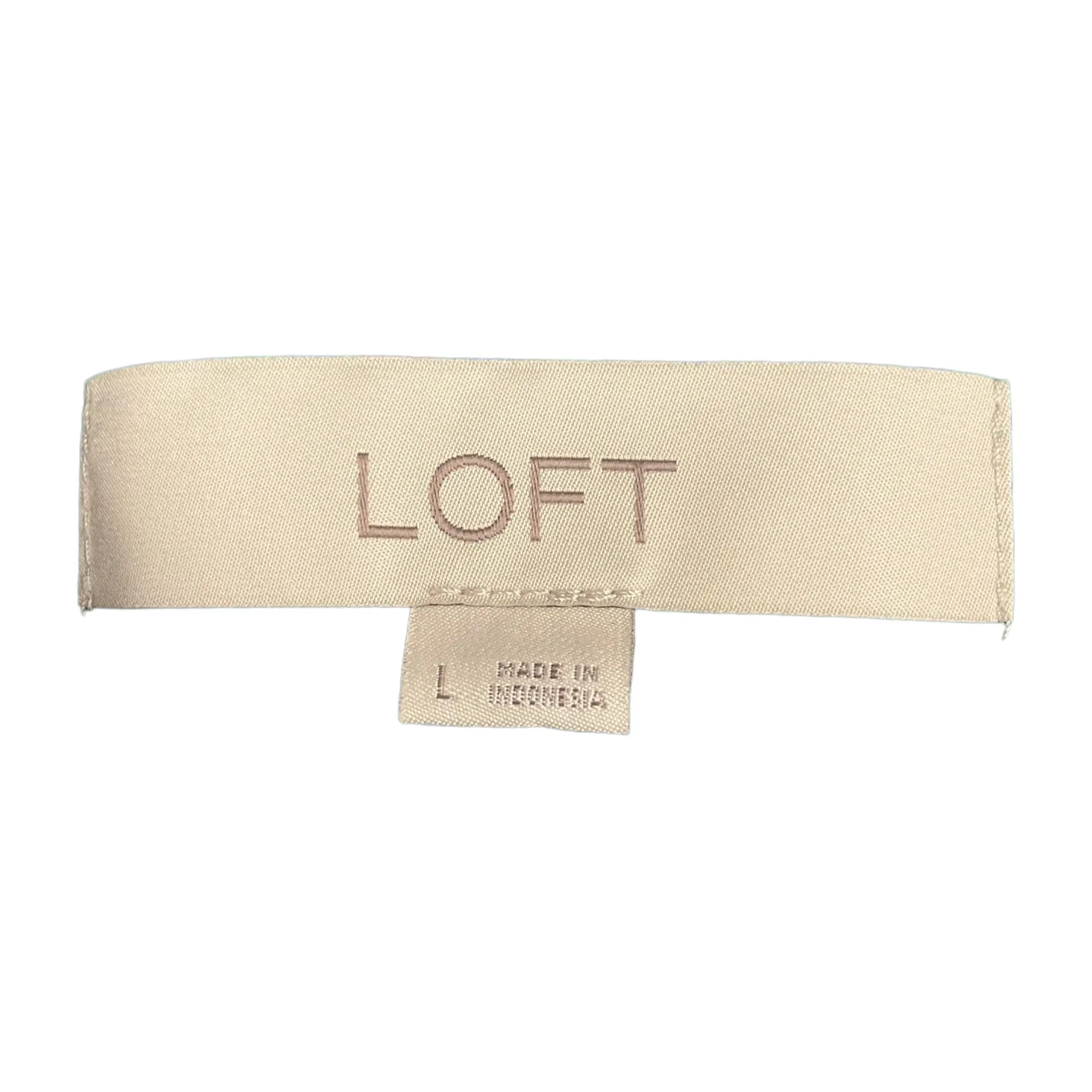 Blouse Long Sleeve By Loft  Size: L