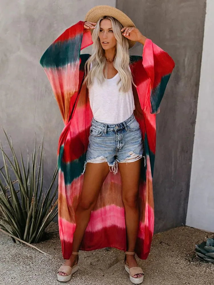 Boho Beach Kimono Cover Up