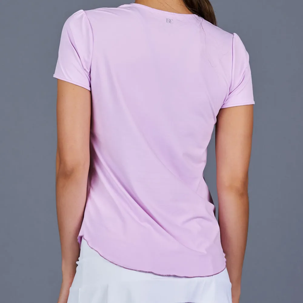 Boho Luxe T-Shirt Top (lilac)