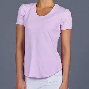 Boho Luxe T-Shirt Top (lilac)