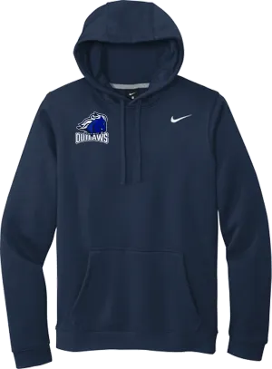 Brandywine Outlaws Nike Club Fleece Pullover Hoodie