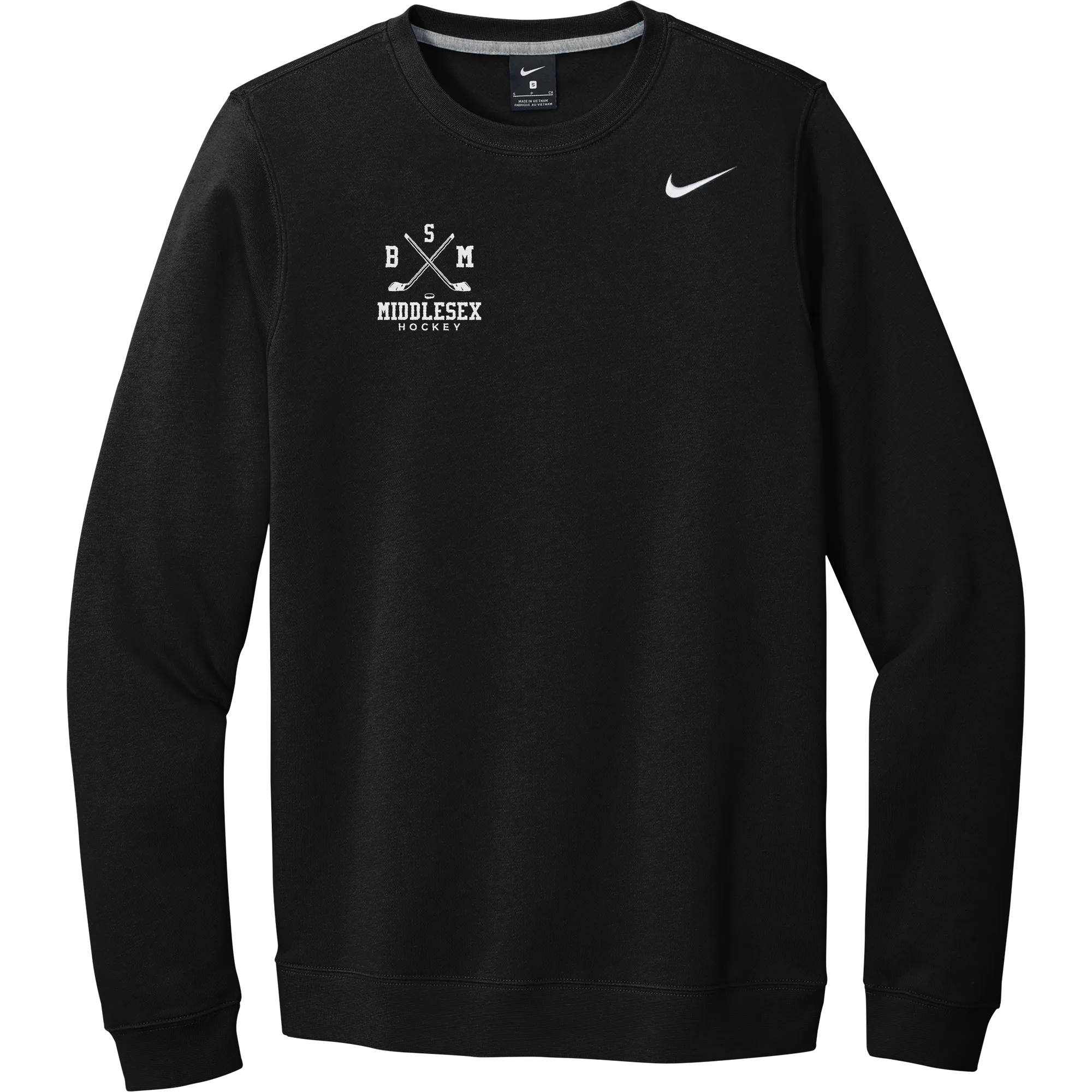 BSM Middlesex Nike Club Fleece Crew