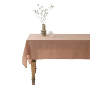 Cafe Creme Lightweight Linen Tablecloth