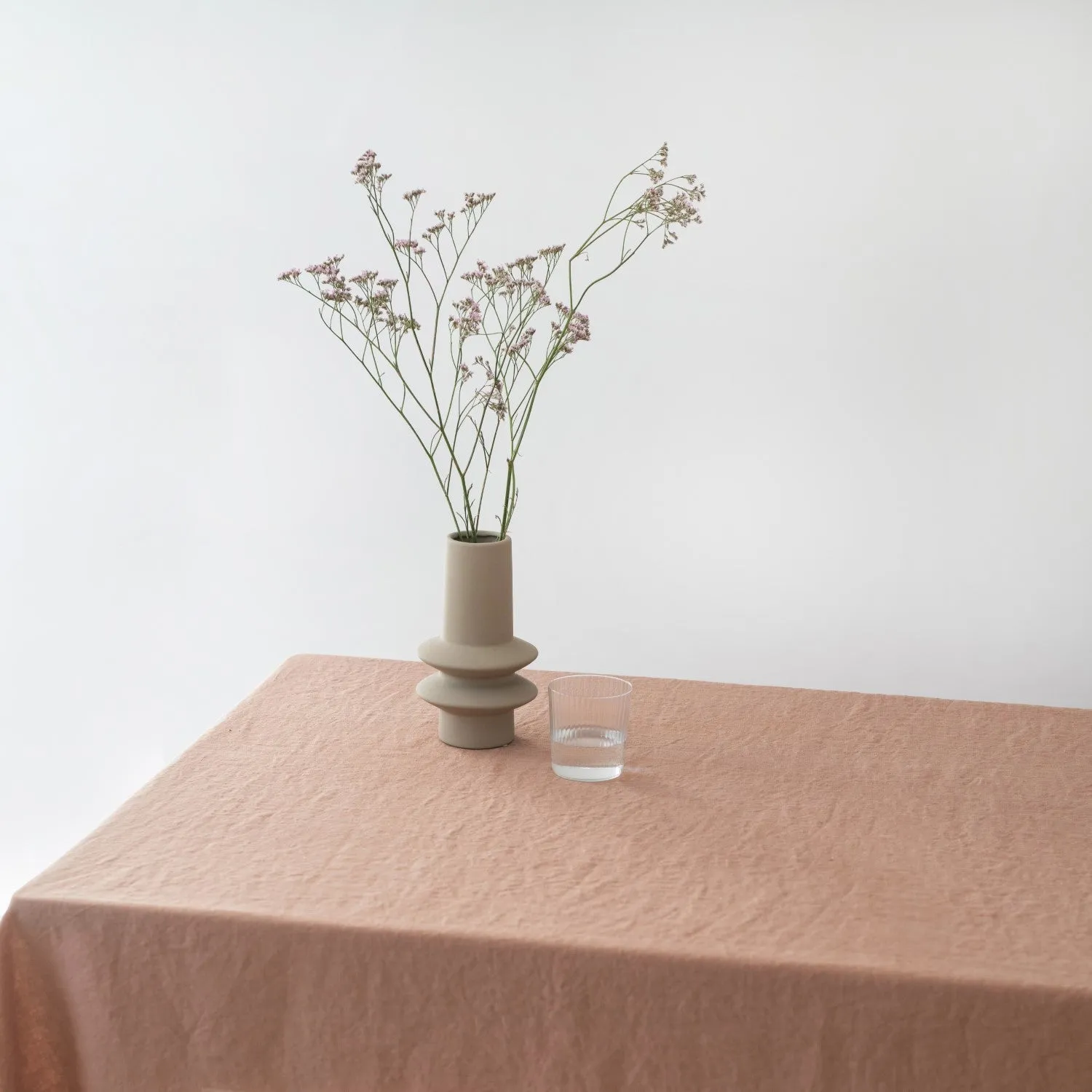 Cafe Creme Lightweight Linen Tablecloth