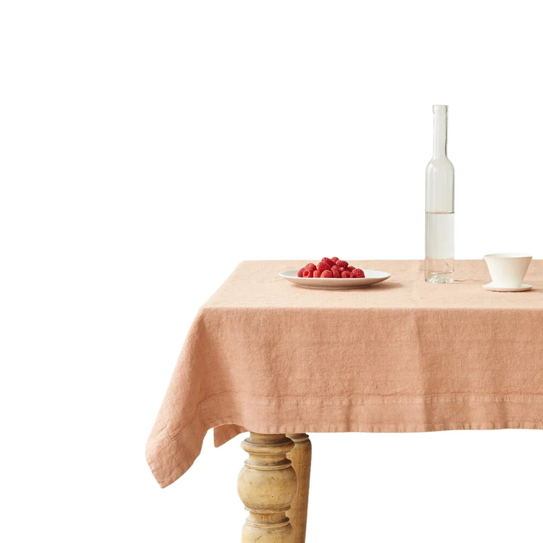 Cafe Creme Linen Tablecloth