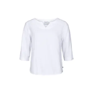 Corrie 3/4 Sleeve Tee - White