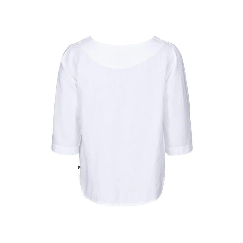 Corrie 3/4 Sleeve Tee - White