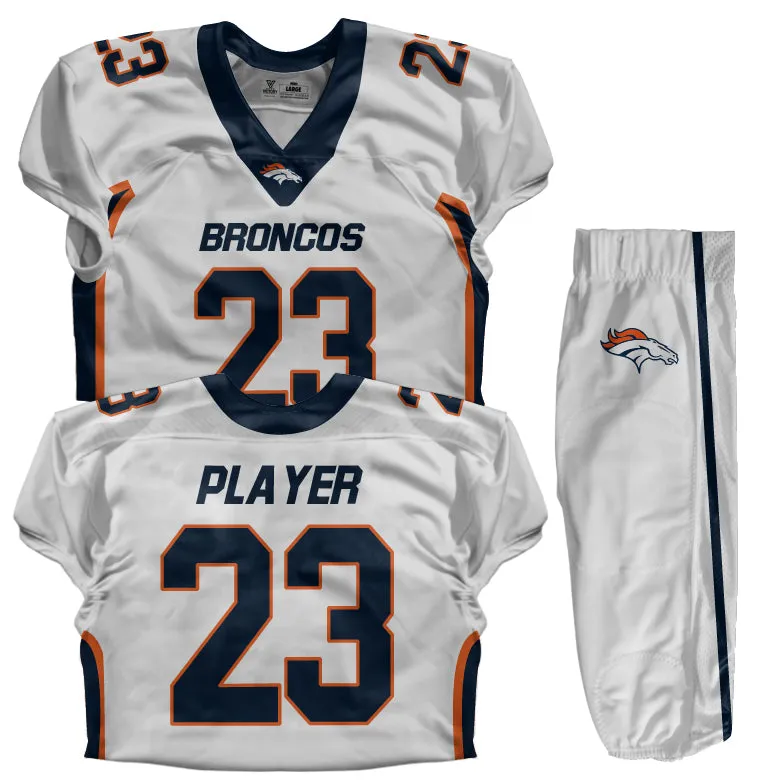 Custom Football Uniform (Youth) - Broncos