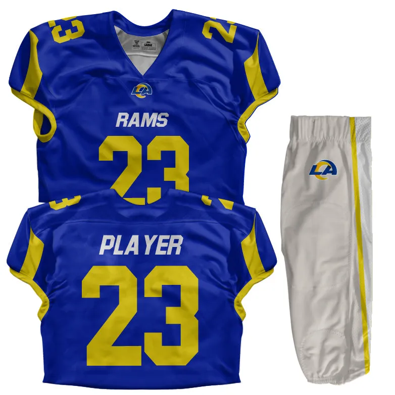 Custom Football Uniform (Youth) - Rams