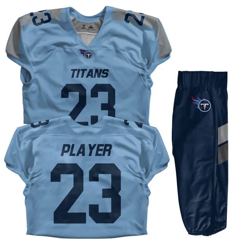 Custom Football Uniform (Youth) - Titans