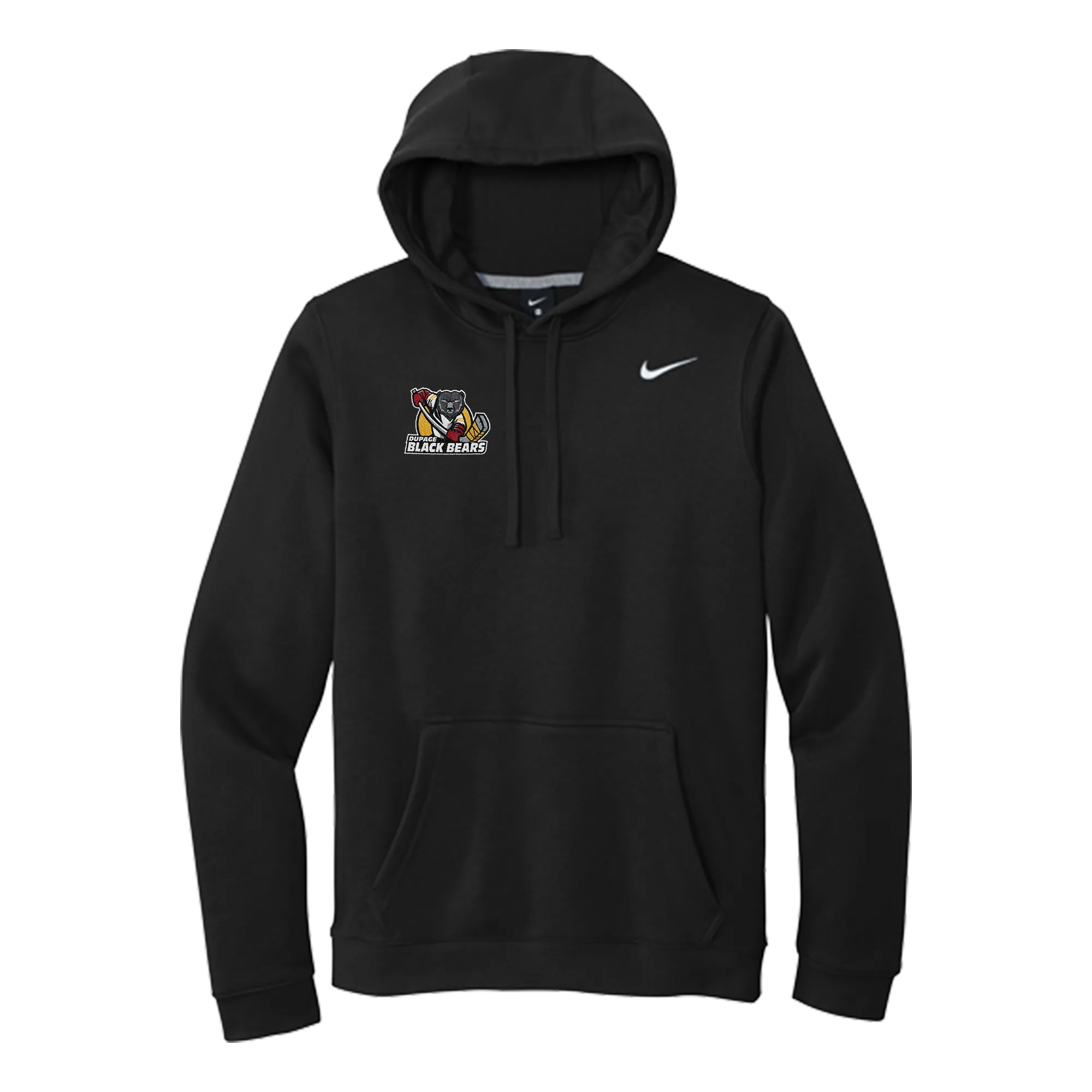 Dupage Black Bears Nike Club Fleece Pullover Hoodie