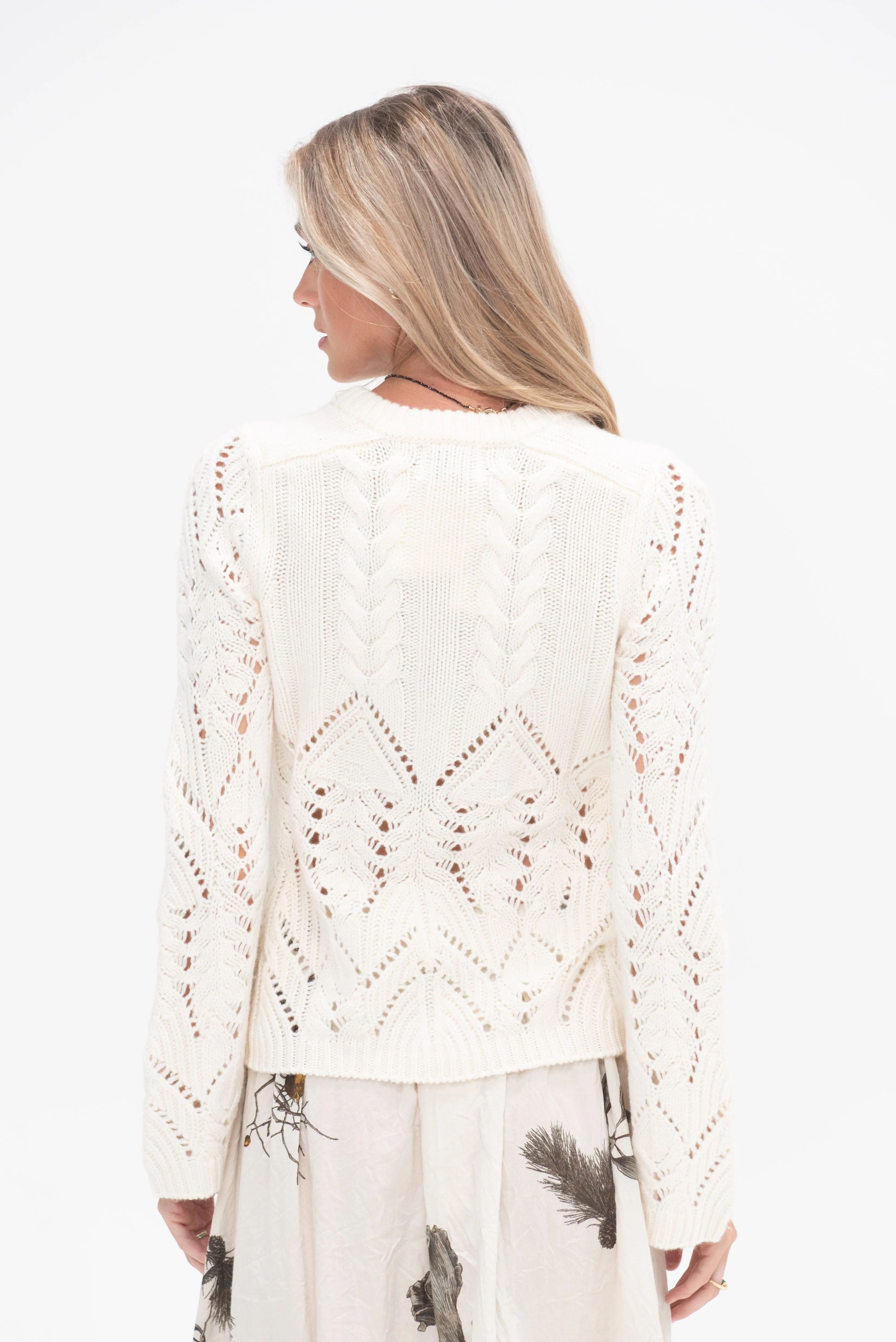 Frutos Cardigan, Ivory