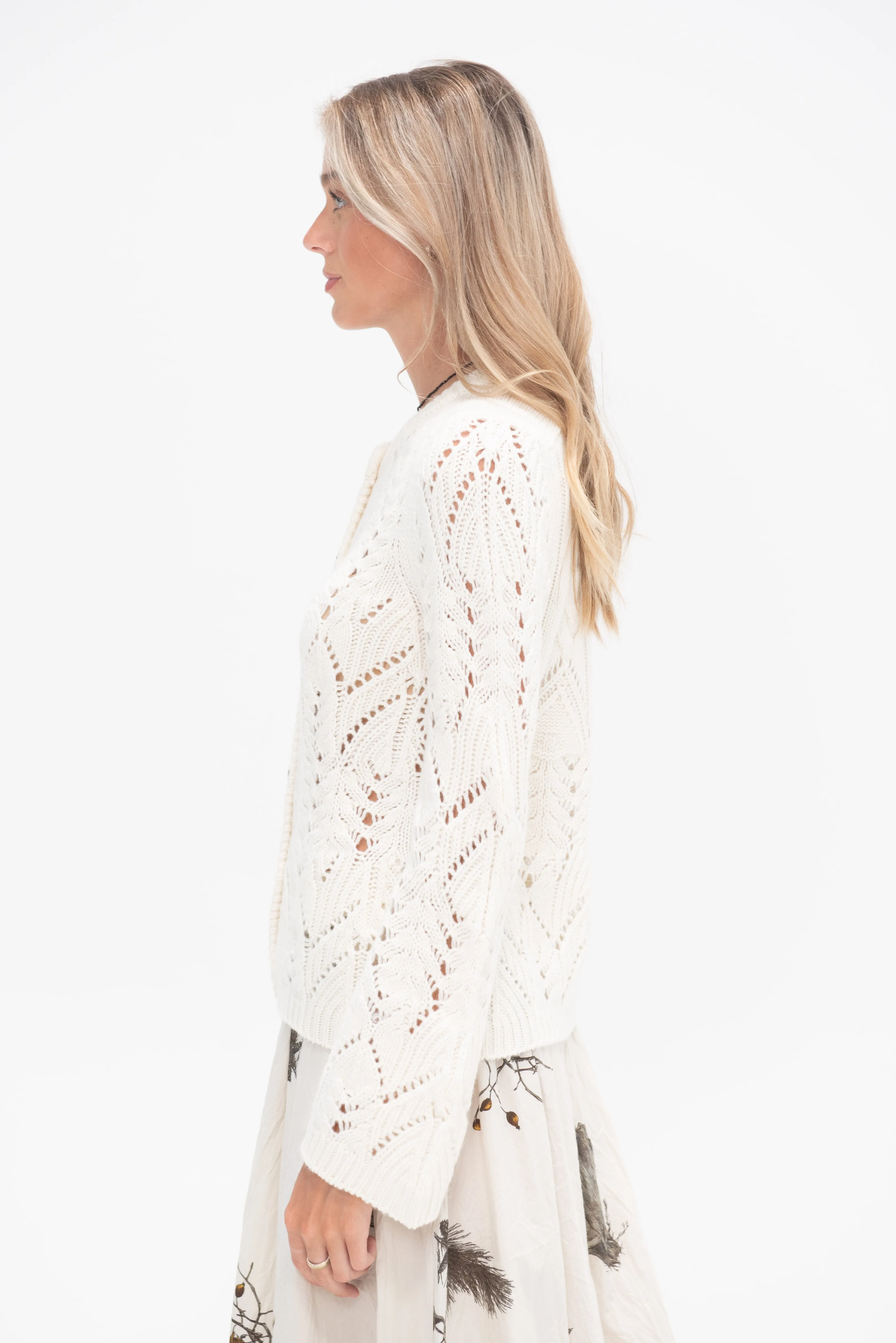 Frutos Cardigan, Ivory