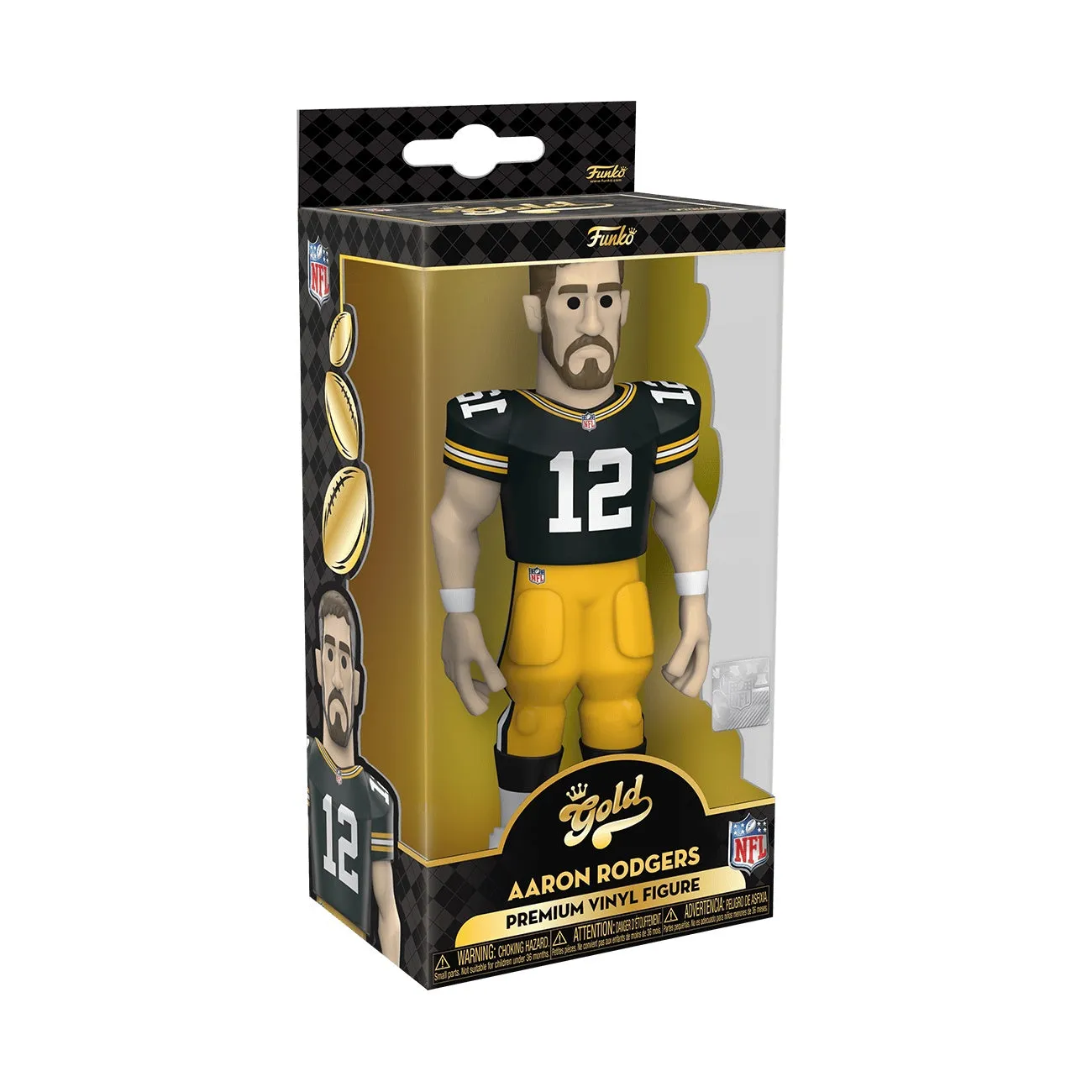 Funko GOLD Green Bay Packers Aaron Rodgers 5" Premium Vinyl Figure