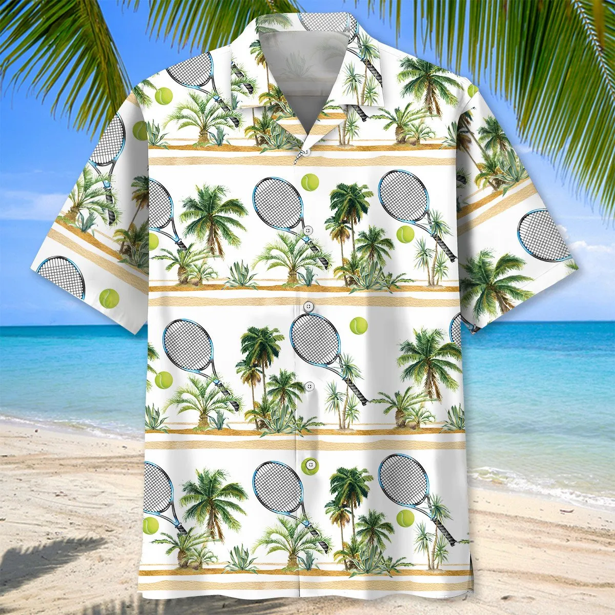 Funny Tool Tennis Hawaiian Shirt, Cool Short Sleeves Hawaiian Shirt, Idea Gift for Tennis Players