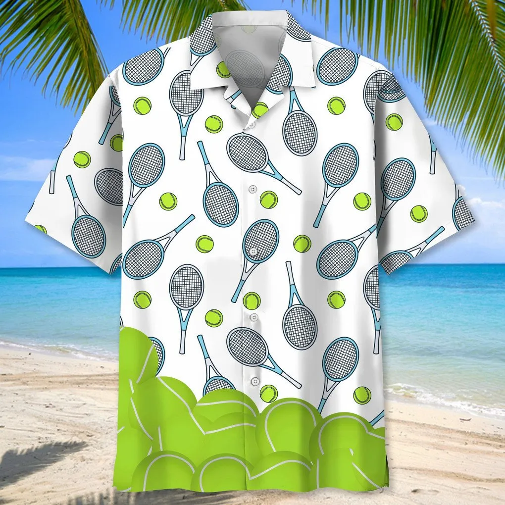 Funny Tool Tennis Hawaiian Shirt, Cool Short Sleeves Hawaiian Shirt, Idea Gift for Tennis Players