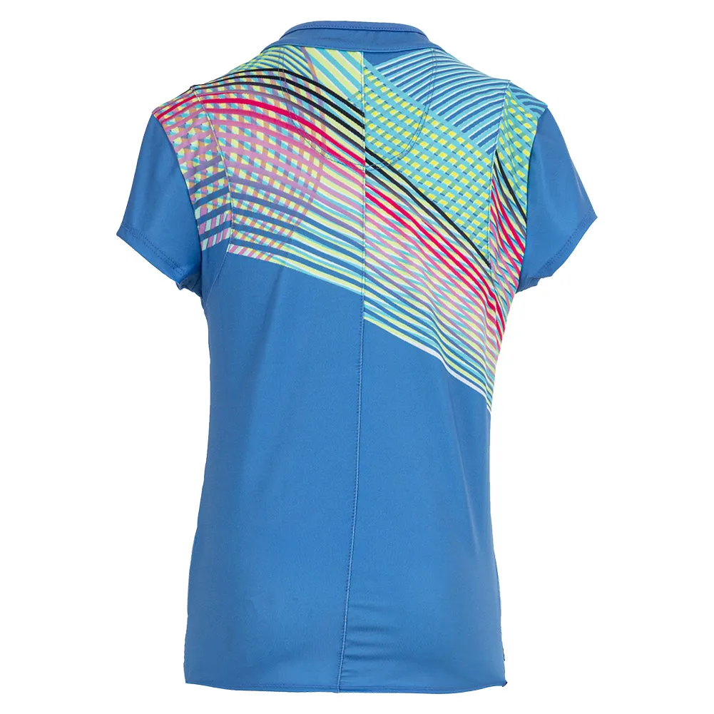 Girls' Count On Me Short Sleeve Tennis Top Bluemarine