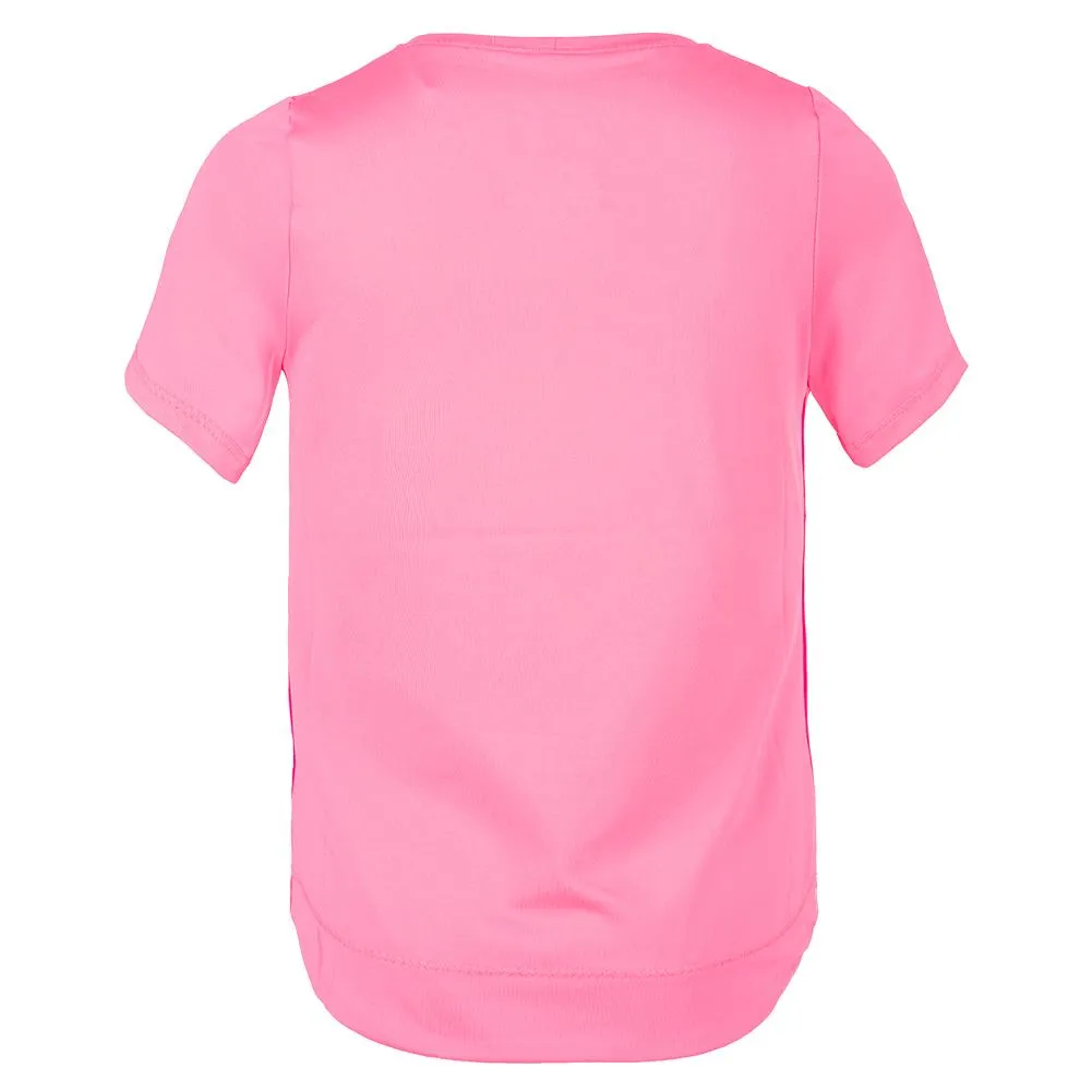 Girls' Dynamic High-Low Short Sleeve Tennis Top