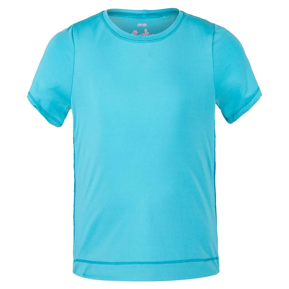 Girls' Dynamic High-Low Short Sleeve Tennis Top