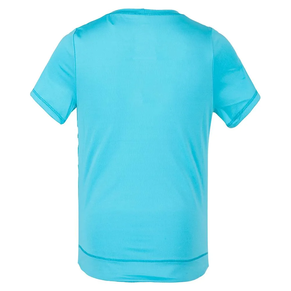 Girls' Dynamic High-Low Short Sleeve Tennis Top