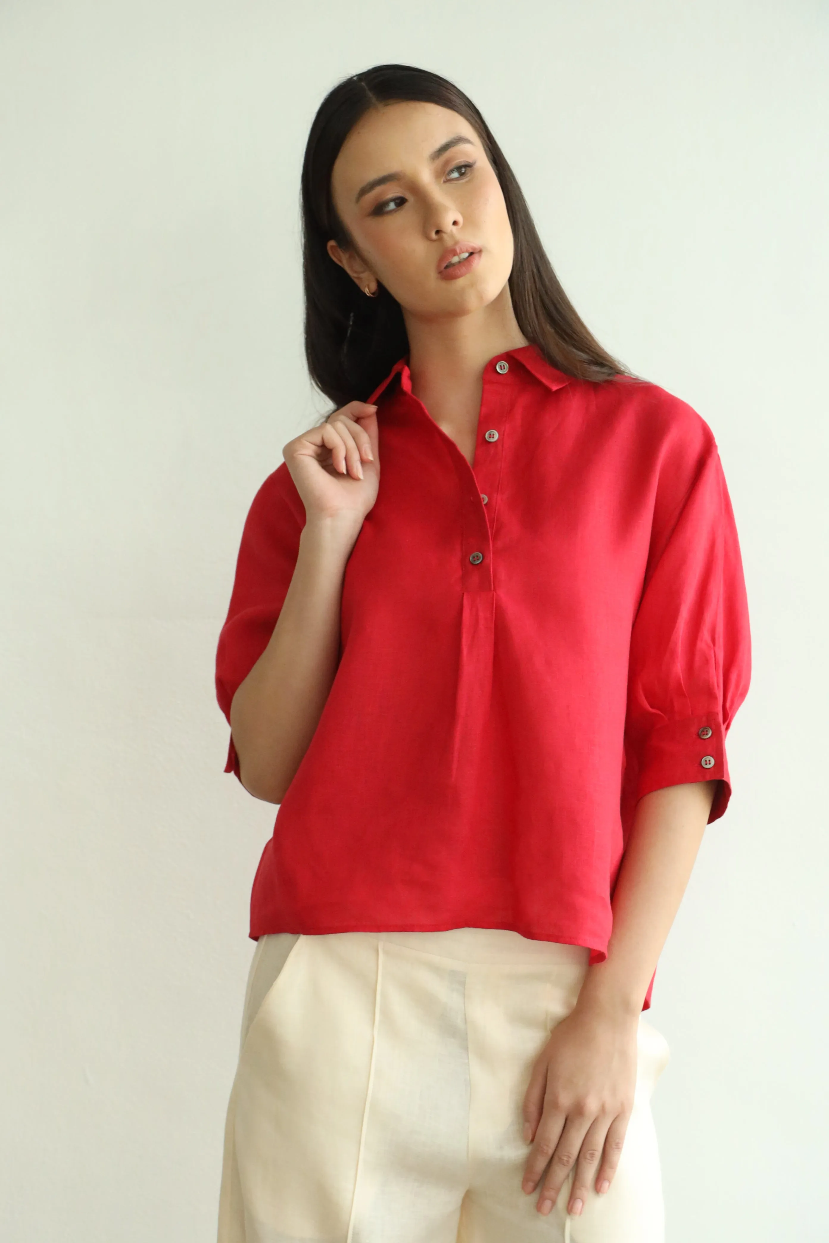 Giselle Linen Top