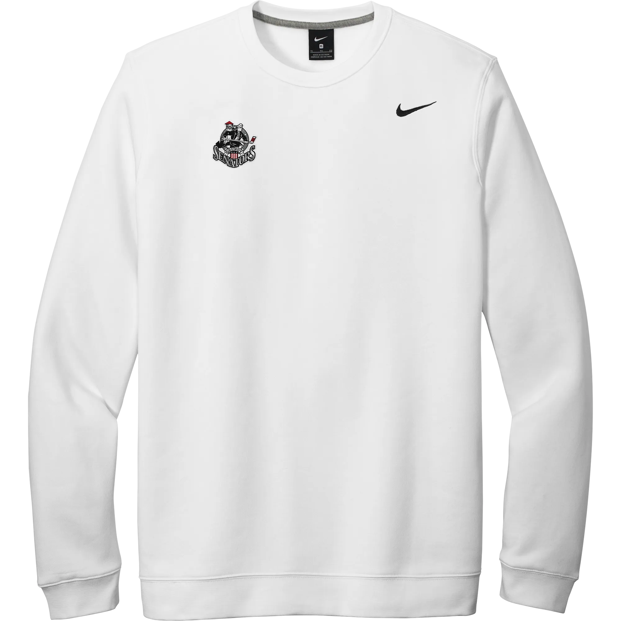 Grundy Senators Nike Club Fleece Crew