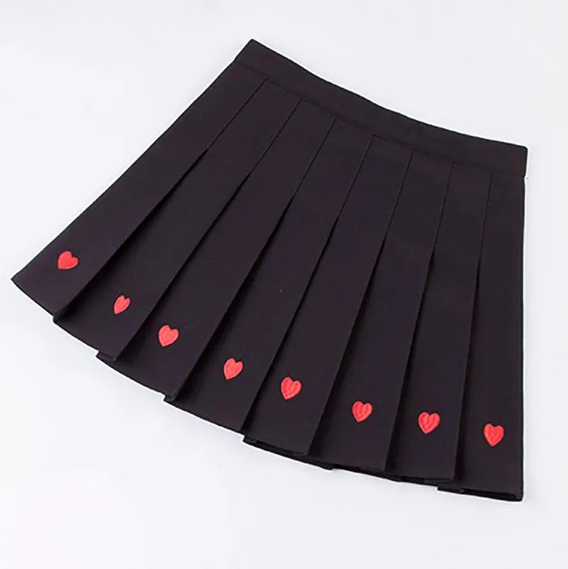 Heart Pleated Skirt SD01268