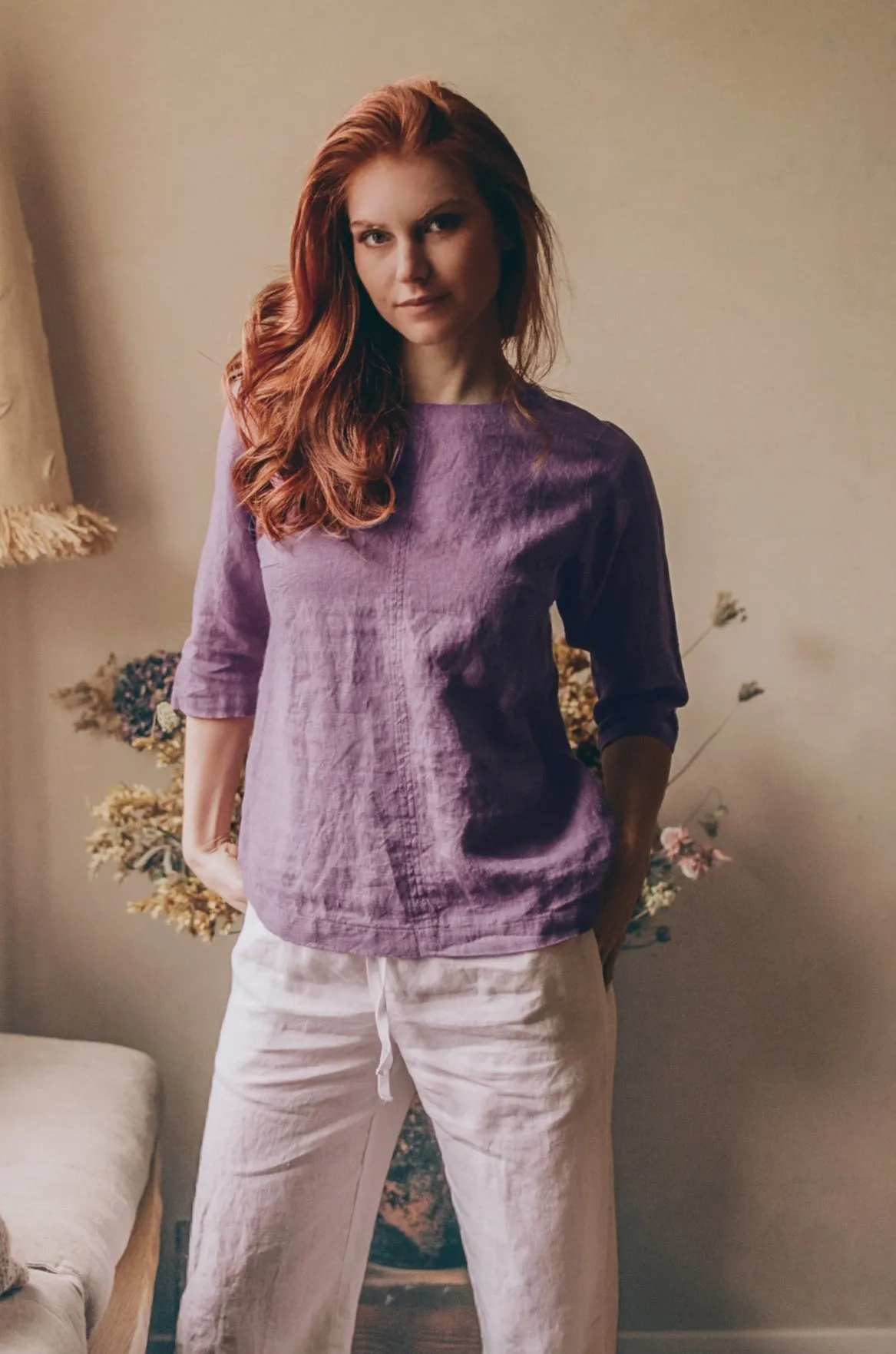 Heavyweight Linen Blouse