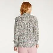 Hedgerow Floral High Neck Blouse