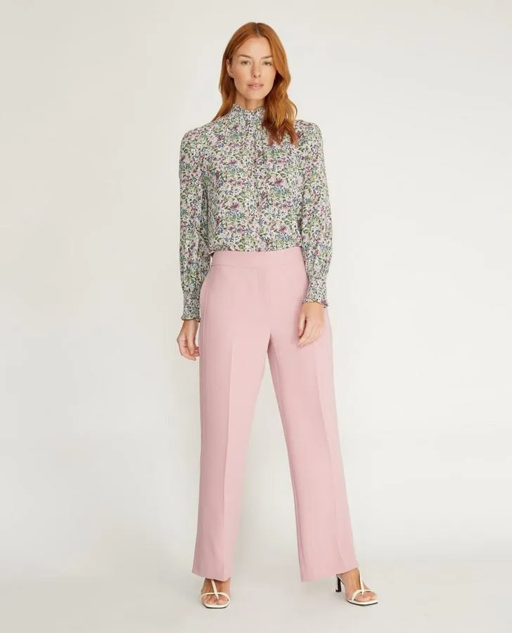 Hedgerow Floral High Neck Blouse