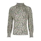 Hedgerow Floral High Neck Blouse