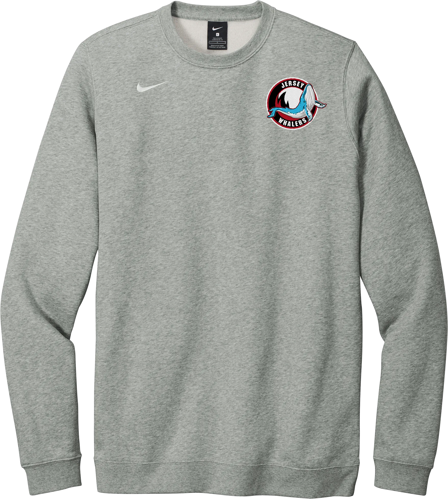 Jersey Shore Whalers Nike Club Fleece Crew