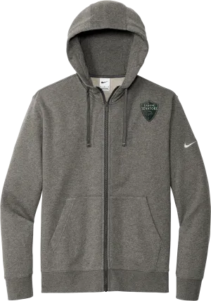 Lansing Senators Nike Club Fleece Sleeve Swoosh Full-Zip Hoodie