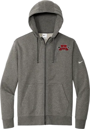 Mercer Arrows Nike Club Fleece Sleeve Swoosh Full-Zip Hoodie